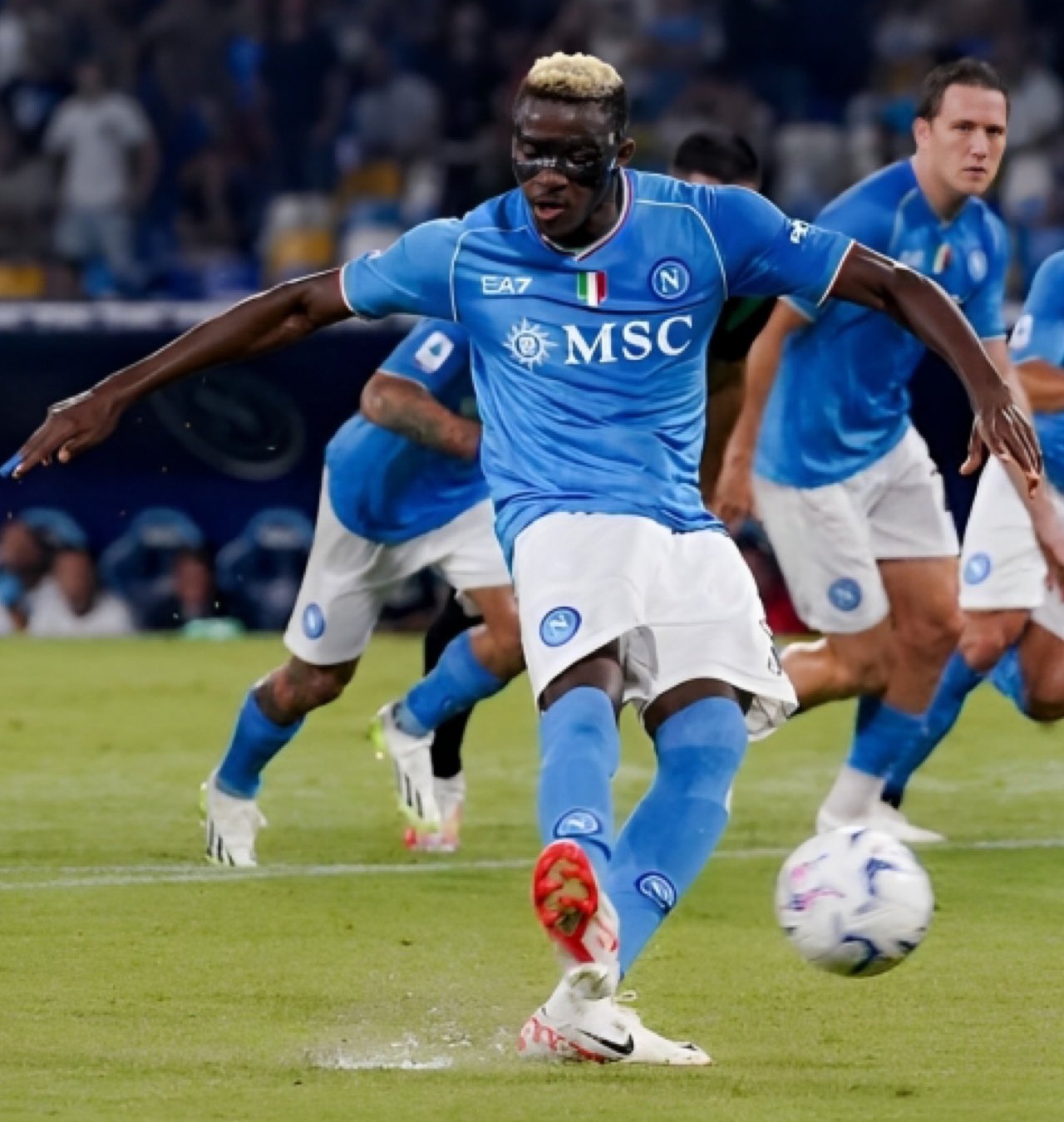 Napoli 2-0 Sassuolo: Victor Osimhen scores 100th club career goal