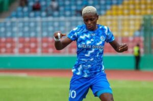 Read more about the article Bayelsa Queens Secure Prolific Striker, Mercy Omokwo, from Delta Queens