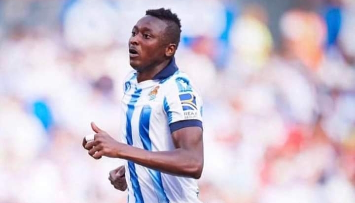 You are currently viewing Super Eagles Striker Sadiq Umar Frustrated with Real Sociedad Champions League Draw