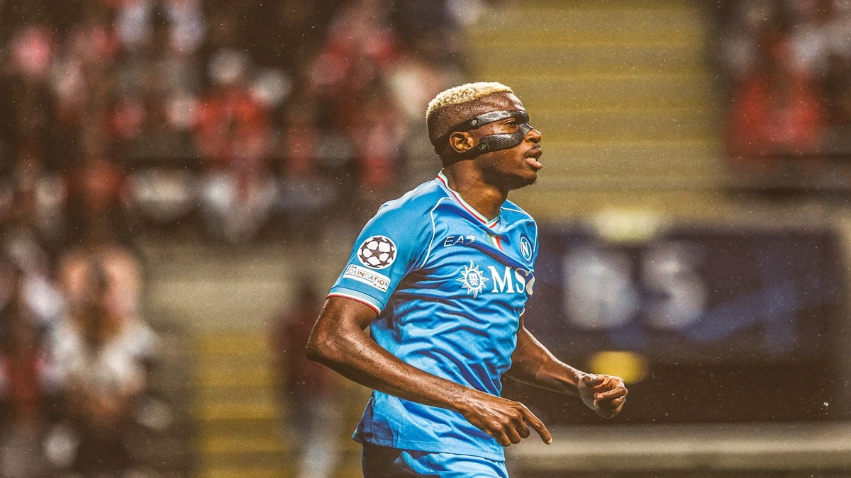 You are currently viewing Victor Osimhen Man of the Match as Napoli edge Braga in thrilling Champions League opener