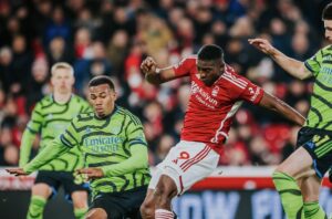 Taiwo Awoniyi Makes Resilient Return with Stunning Goal in Forest's Fight Against Arsenal